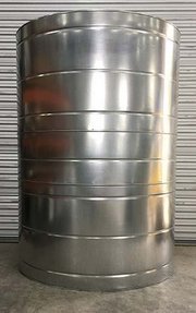1000 Gallon Steel Vertical Water Storage Tank