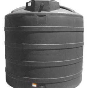 500-Gallon Plastic Black Water Storage Tank